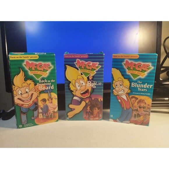 McGee And Me VHS Lot of 3 Tapes - Focus on the Family - Christian - Picture 1 of 6
